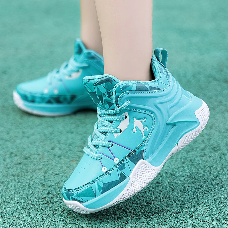 New Thick Sole Soft Boys Basketball Shoes Thick Sole Basketball Shoes