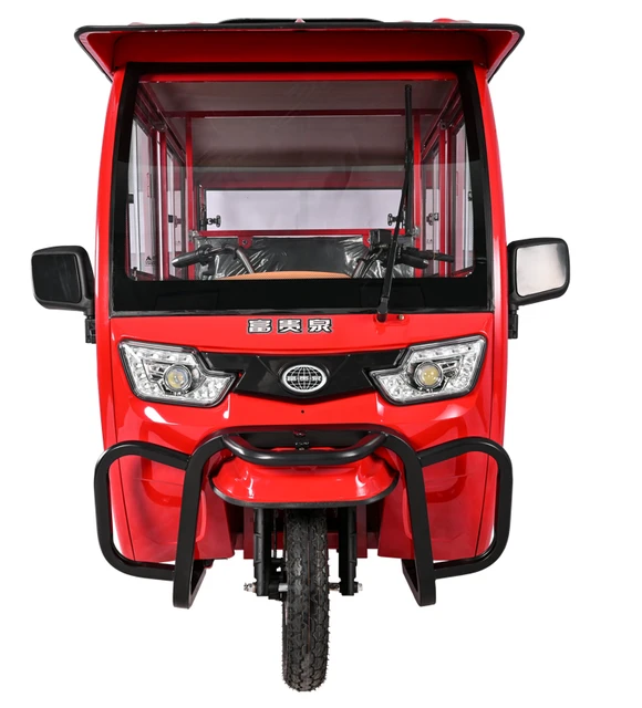 Triciclo eléctrico para adulto, vehículo de pasajeros con Rickshaw,  motorizado, Tuk, COC EEC - AliExpress