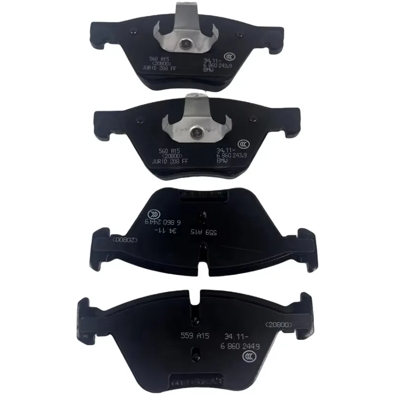 Auto Brake System Semi Metallic Brake Pads 34116858047 34118847064 34116775310 34116856591 34112449269 For BMW F10 5 series