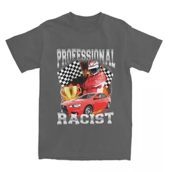 Unisex F1 Racing Meme Cotton T-Shirt - Fun & Stylish Printed Apparel - XXXL (Dark Grey)