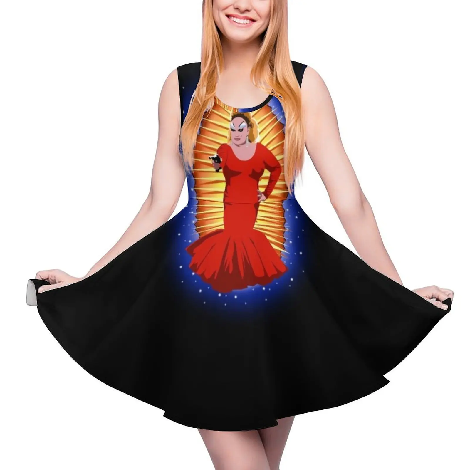 

Divinity! Round Neck Dress party dresses woman chic and elegant woman dress