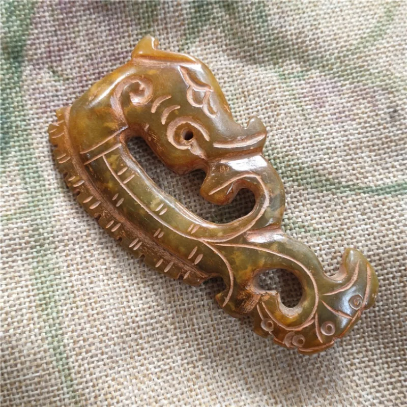 

Supply Antique Miscellaneous Antique Old Crafts Xiuyan Jade Zodiac Dragon Hand Pieces Wholesale