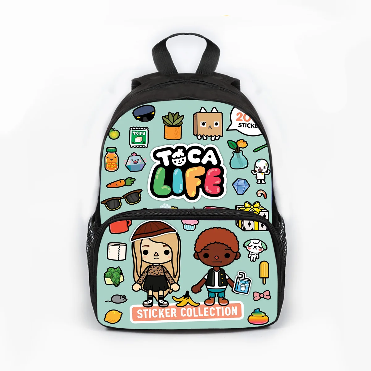 Harajuku Toca Boca 3D Backpack for Women Boys Girls Cartoon Canvas Japanese  Bag Toca Life World Game Men Fashion 12/16 Inch Bags - AliExpress