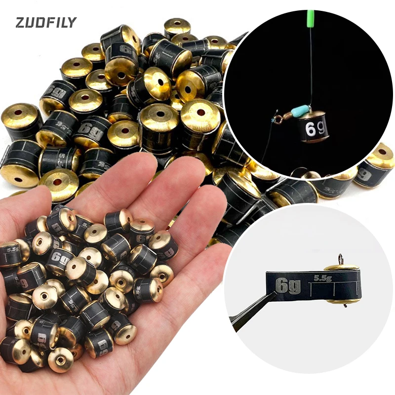 Plombs de ligne détachables 1.5g à 6g pour pêche au coup et au feeder, plombiers rapides pour montages pêche