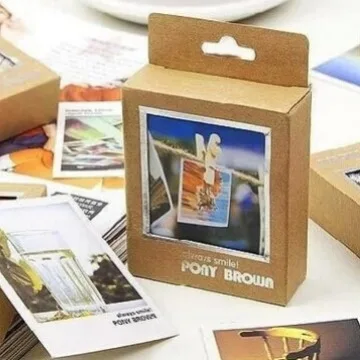 40Pcs/Lot Vintage Scenery Mini Lomo Card Boxed Postcard Gift Message Cards
