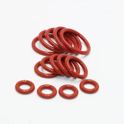 Enhanced Silicone O - Ring Red Seal Washer - Heat & Oil Resistant, Waterproof Gasket - OD 16mm CS 2mm (O Ring  20pcs)