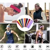 Elastic Hair Band Fashion Headbands Solid Color Knitted Sports Running Fitness Yoga Hair Bands Makeup Hair Accessories For Women 5