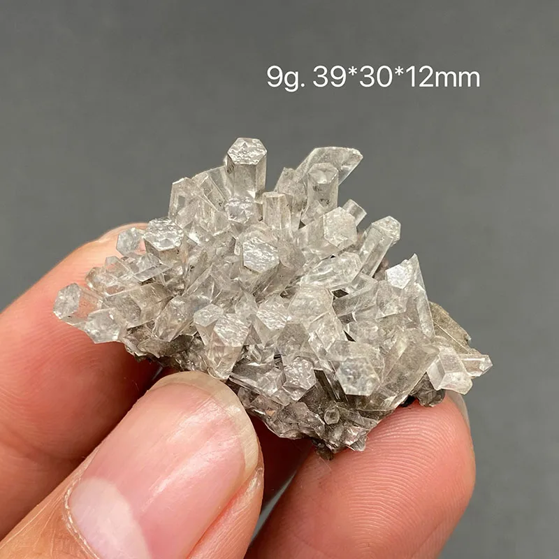 100% natural columnar transparent calcite raw stone mineral specimen healing crystal collection