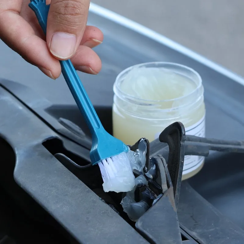 Automotive Grease Kit with Brush Gear Oil Grease Multi-Purpose O-Ring Maintenance Door Rattle Rust Preventive Oil