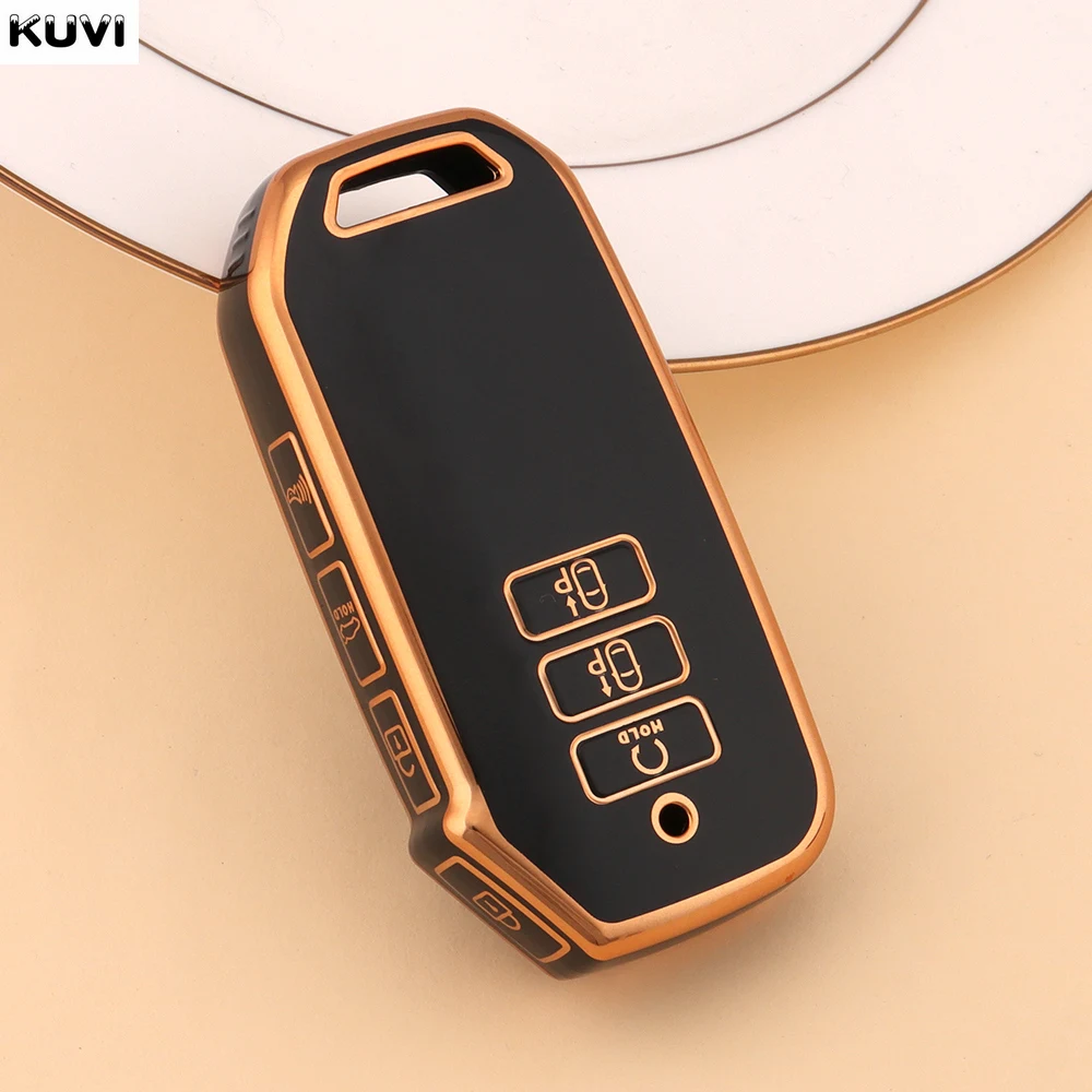 HIBEYO Smart autosleutelhoes past voor KIA afdekking beschermhoes sleutelhoes cover TPU voor Kia Seltos EV6 Stinger Sportage Sorento K5 sleutelbox sleutelhanger afstandsbediening lila HIBEYO Smart autosleutelhoes past voor KIA afdekking beschermhoes sleutelhoes cover TPU voor Kia Seltos EV6 Stinger Sportage Sorento K5 sleutelbox sleutelhanger afstandsbediening lila