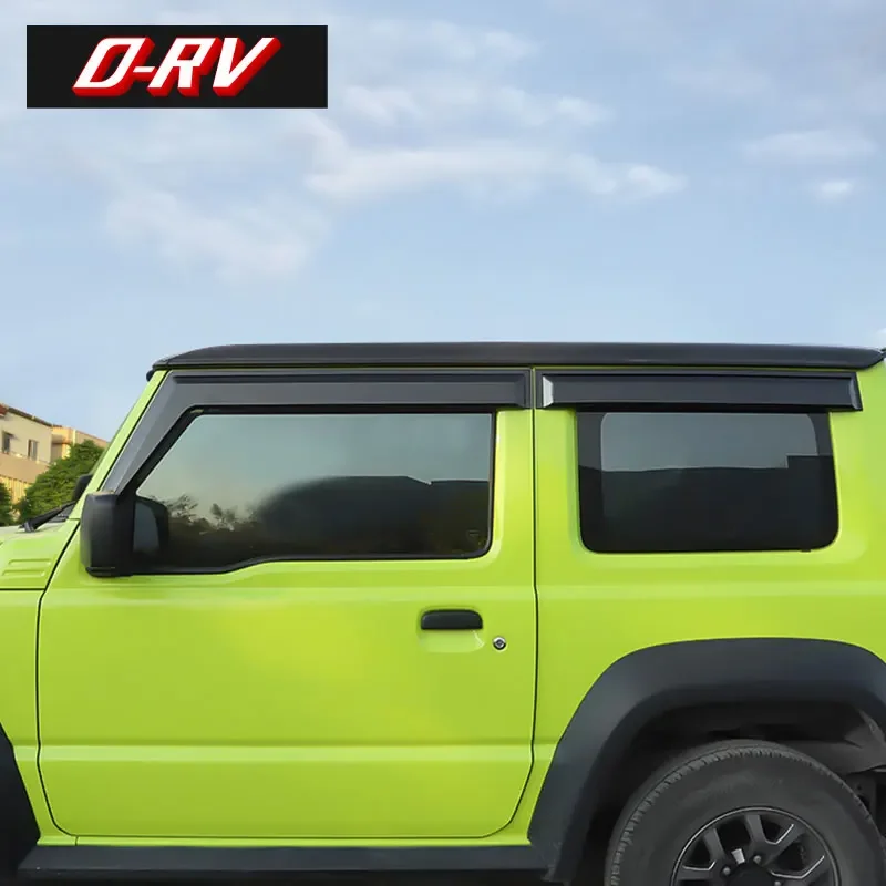 Car Sun Rain Guard Window Visor Smoke Shield Deflectors Awning Trim Cover Accessories for Suzuki Jimny JB64 JB74W car window visor,car window deflectors