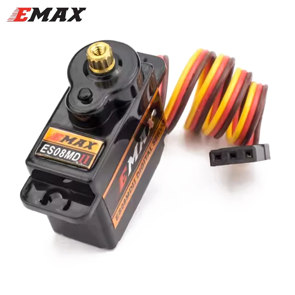 Emax ES08MD ES08MDII 4-6,0 В 2 кг Металлическая шестерня мини-цифровой сервопривод Futaba/JR Plug для TREX 450 аксессуары для самолетов и вертолетов thumbnail 2