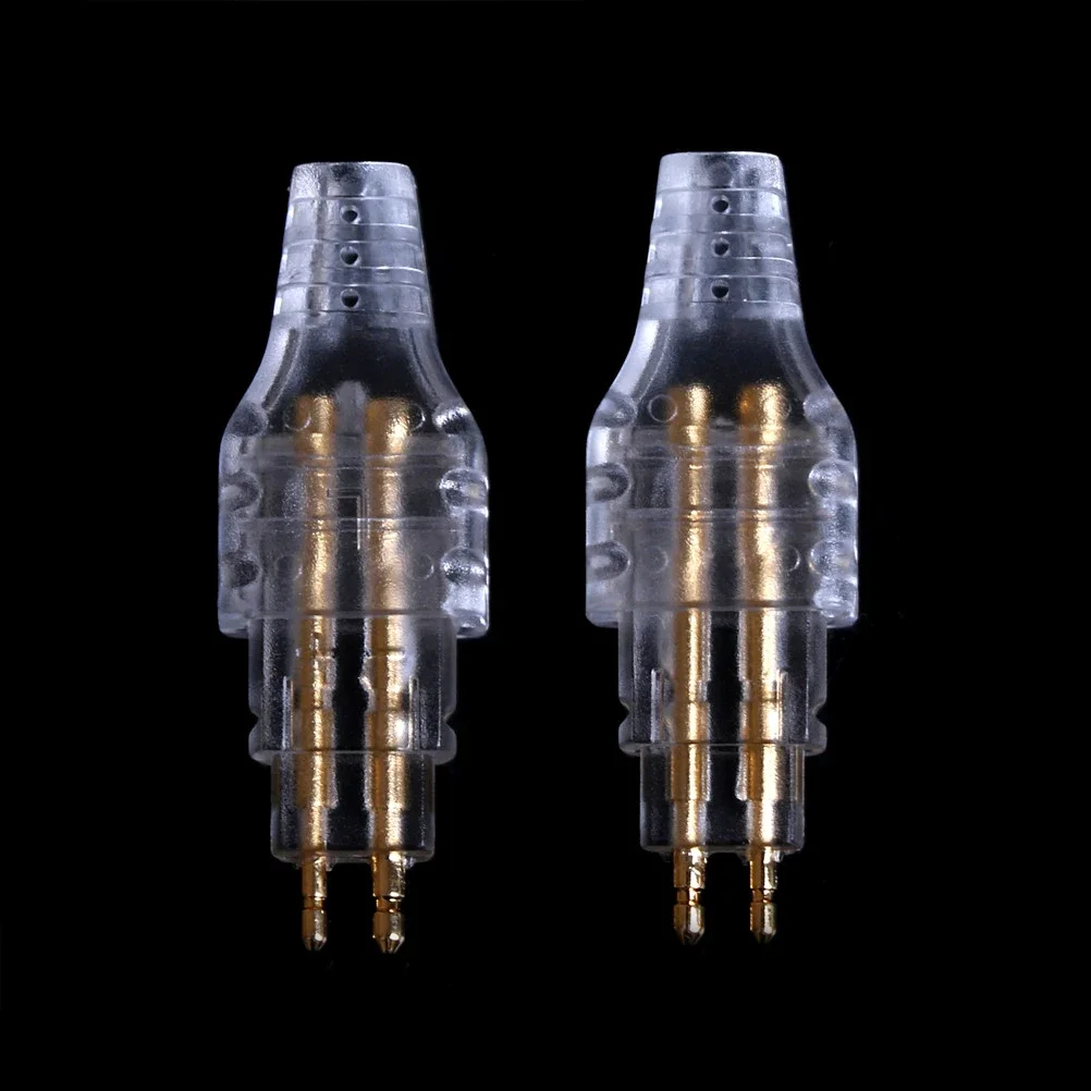 1Pair Gold Plated Plug Connector Signal Transfer For DIY HD650 HD600 HD565 HD580 HD414