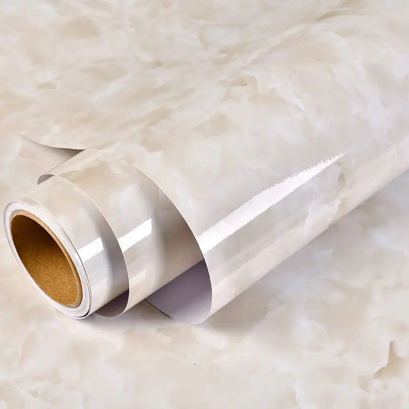 Pearl White Waterproof DIY Decorative Self-Adhesive Wallpaper and Furniture Renovation Sticker
