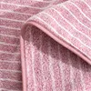 1Pc 34x75cm Coral Velvet Striped Thickened Soft Absorbent Home Bathroom Adult Hand Towel 6