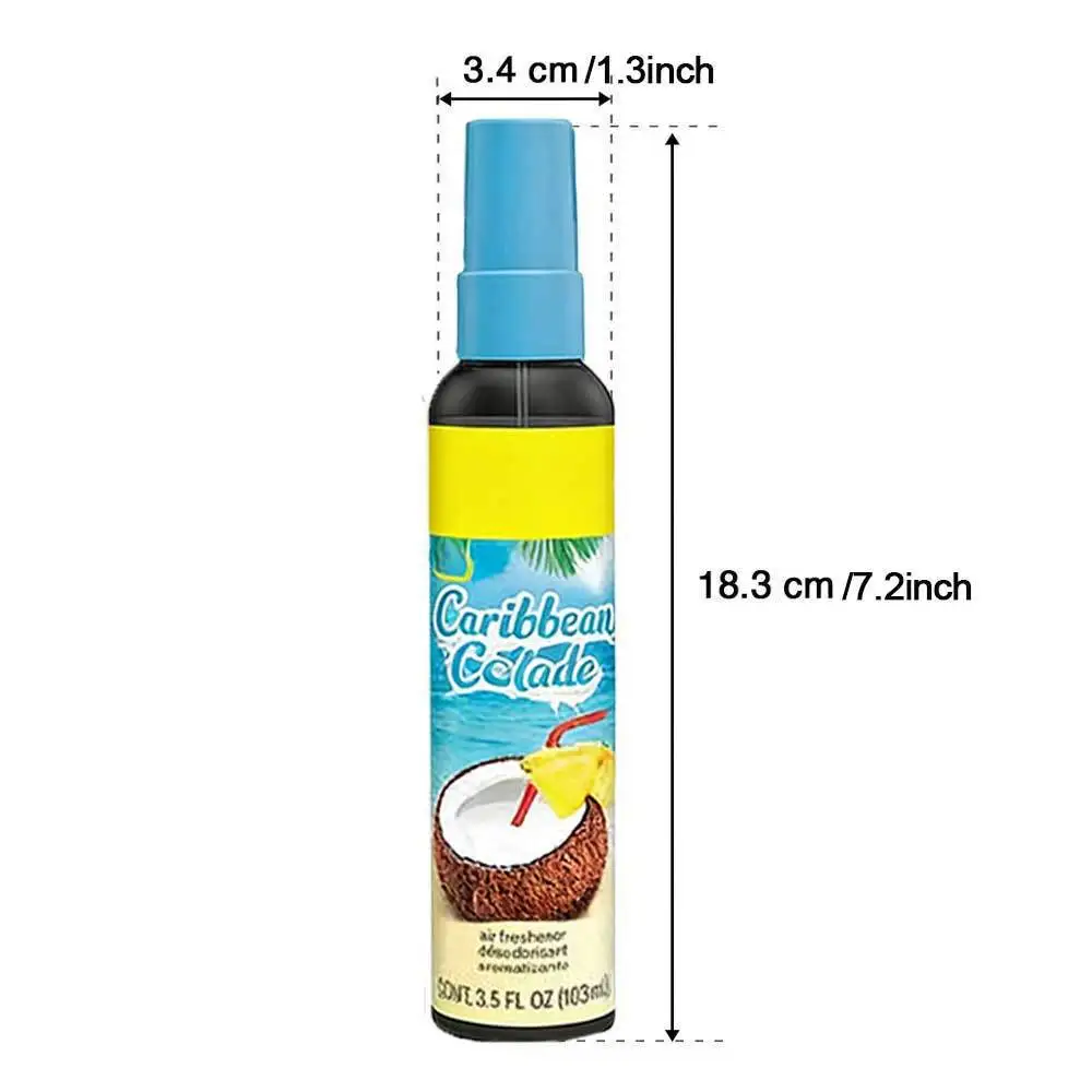 Luxury Car Air Freshener Spray, Portable Bottle, Deodorizing and Refreshing Experience