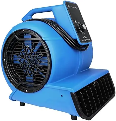 

Mover Blower Fan, 1/4 HP 1000 CFM Floor Drying Fan, Carpet Dryer with 3 Drying Positions & 3 Speeds, Low Noise, Portable, ET