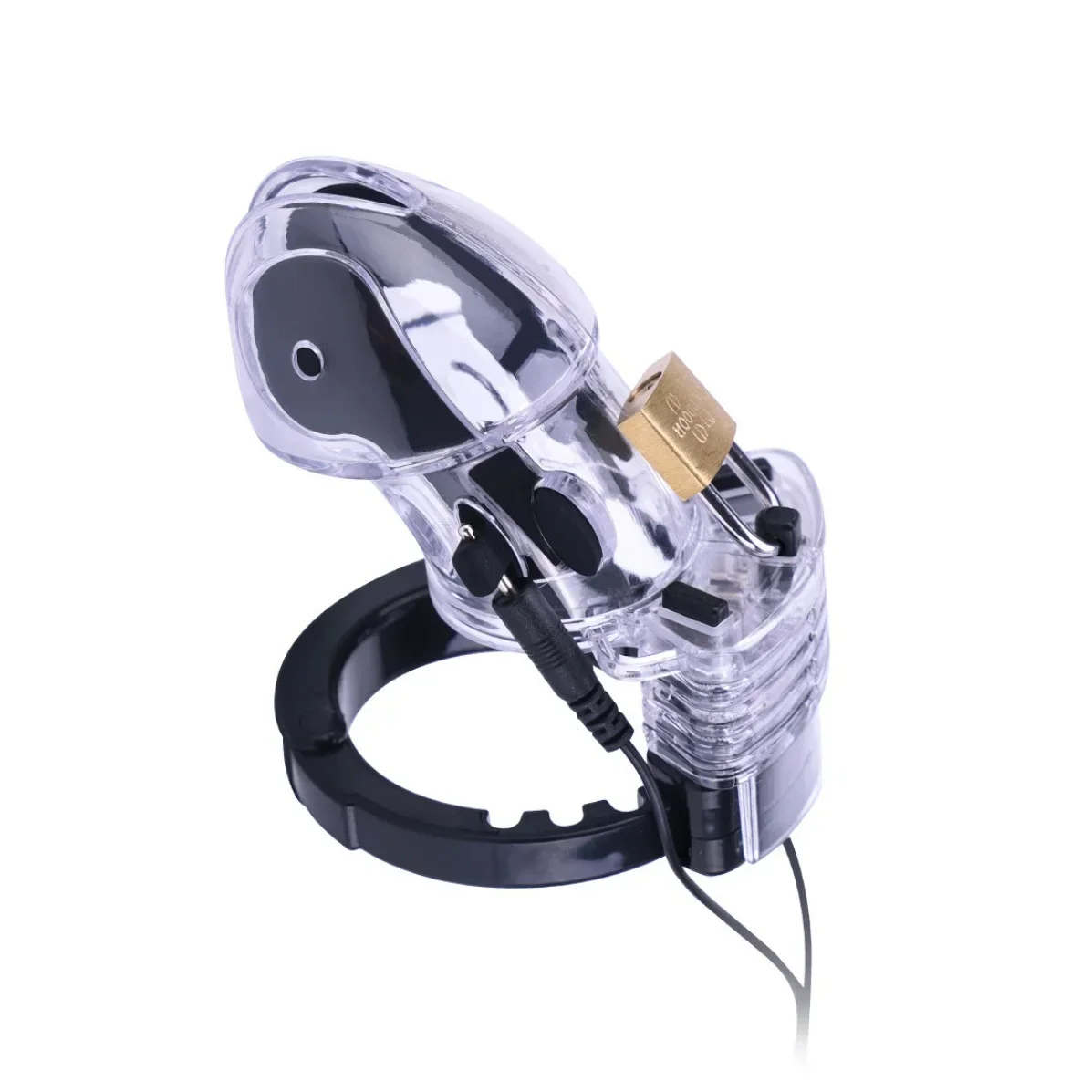 Male Chastity Device Lockable Cock Cage Electric Shock Penis Rings Scrotum Restraints Adult Games Sex Toys Men Gay penis chastity cage chastity lock sex toy chastity cage accessory penis cock ring