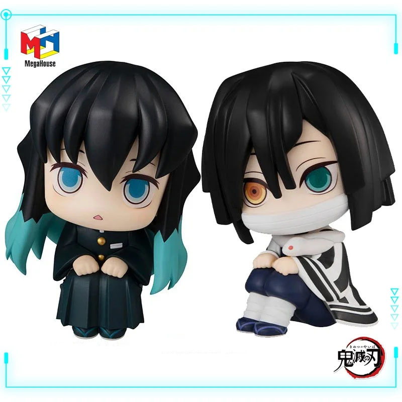 

MegaHouse Original Genuine Look Up Kimetsu No Yaiba Anime Demon Slayer Okitou Muichirou Iguro Obanai 10cm Figures Model Toy Gift