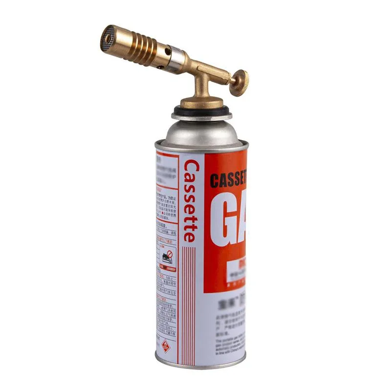 Gas Torch Welding Burner Butane High Temperature Portable Flame Gun Outdoor Camping BBQ