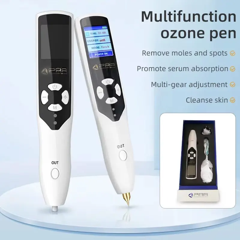 2 IN1 Professional Ozone Fibroblast Plasma Pen For Eyelid Face Lifting Wrinkle Spot Mole Freckle Removal Skin Care Anti Ageing