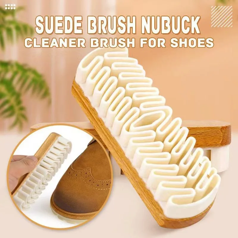 A White Rubber Shoe Brush Suitable For Suede And Nubuck Leather Cleaning Tool Used For Boots And Bags An Effective Household Cle