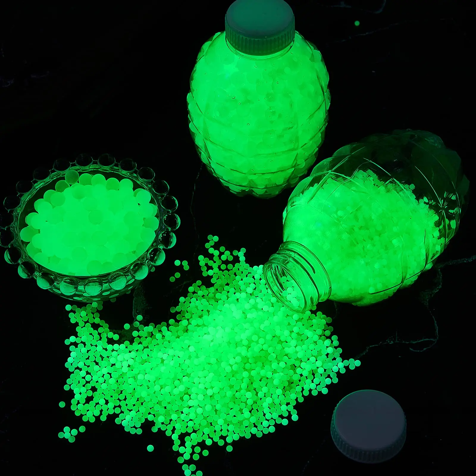 Gel Ball Accessories Gel Ball Parts Tool Gel Balls Beads Pineapple Bottle Bottle Holder 7-8mm for Splatter Toy Blasters Outdoor Game
