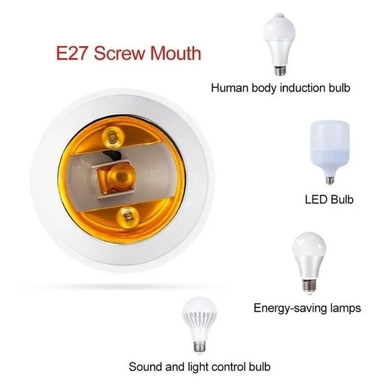 5pcs E14 to E27 Lamp Holder Converter Fireproof Socket Base Converters 220V Light Bulb Adapter Conversion Lighting Accessories
