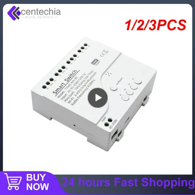 

1/2/3PCS Tuya Smart Life Wireless Wifi Switch Module FI APP Remote Control DC 12V 24V 220V RF Receiver 10A Smart Relay
