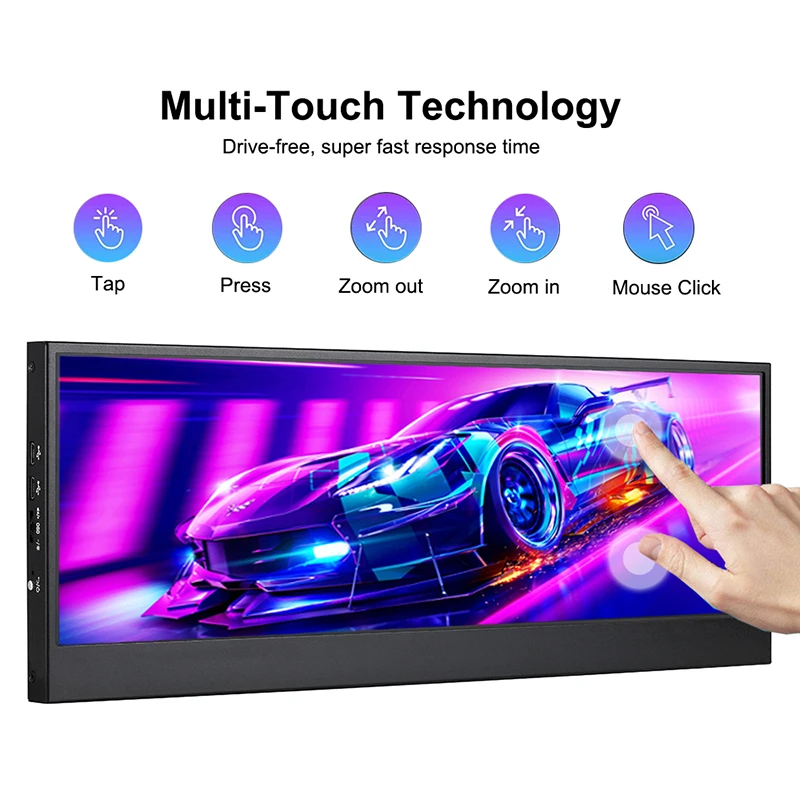 Wisecoco ޴ , Ʈ, ޴, PC, TV, Aida64, CPU, GPU ̹ ÷̿, 14 ġ, 4K UHD, 3840x1100 IPS ġũ, 500Cd/m