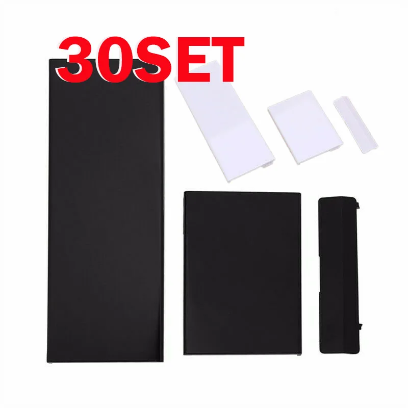 

30SET Replacement 3 parts memory card door slot cover lid for Nintendo Wii -Black/White