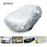 Car Cover Outdoor Protection Full Exterior Snow Cover Sunshade Dustproof Protection Cover Universal for Hatchback Sedan SUV 2