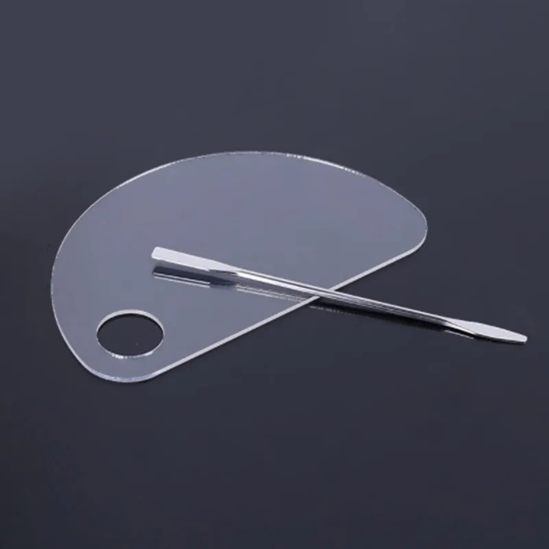 Stainless Steel Makeup Mixer Nail Polish Mixing Plate Foundation Eyeshadow Mixer Eyeshadow Palette