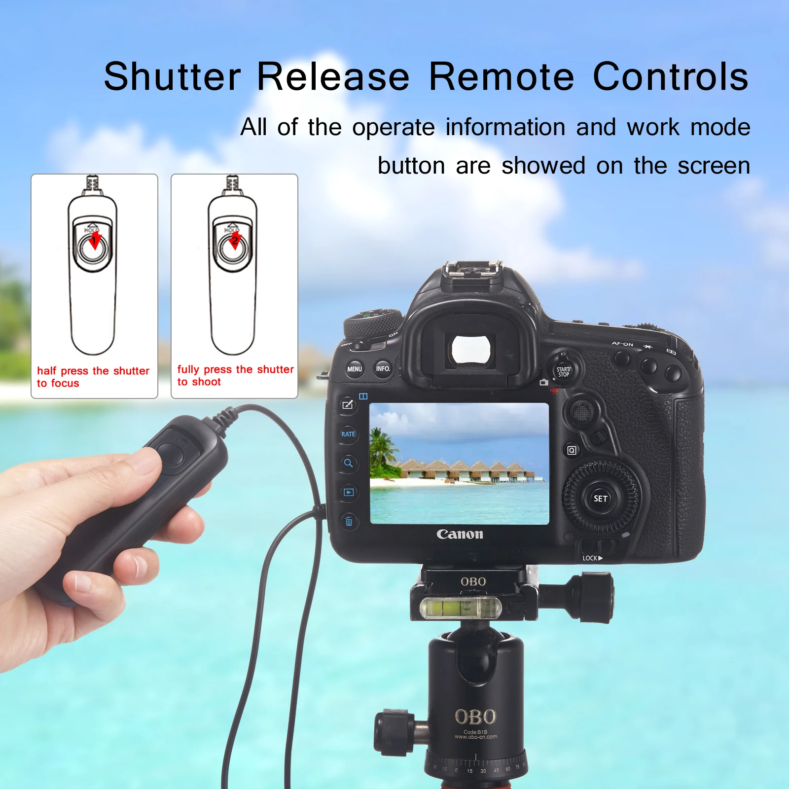 Photo Wired Timer Remote Control Shutter Release Cable For Canon Nikon Sony FUJITSU Camera Dslr camera remote shutter button,camera remote shutter release
