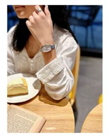 1pc New Fashionable Women’s Watch With Gold Bracelet, Vintage & Luxury Ins Style, Elegant & Versatile Quartz Watch ladies watch