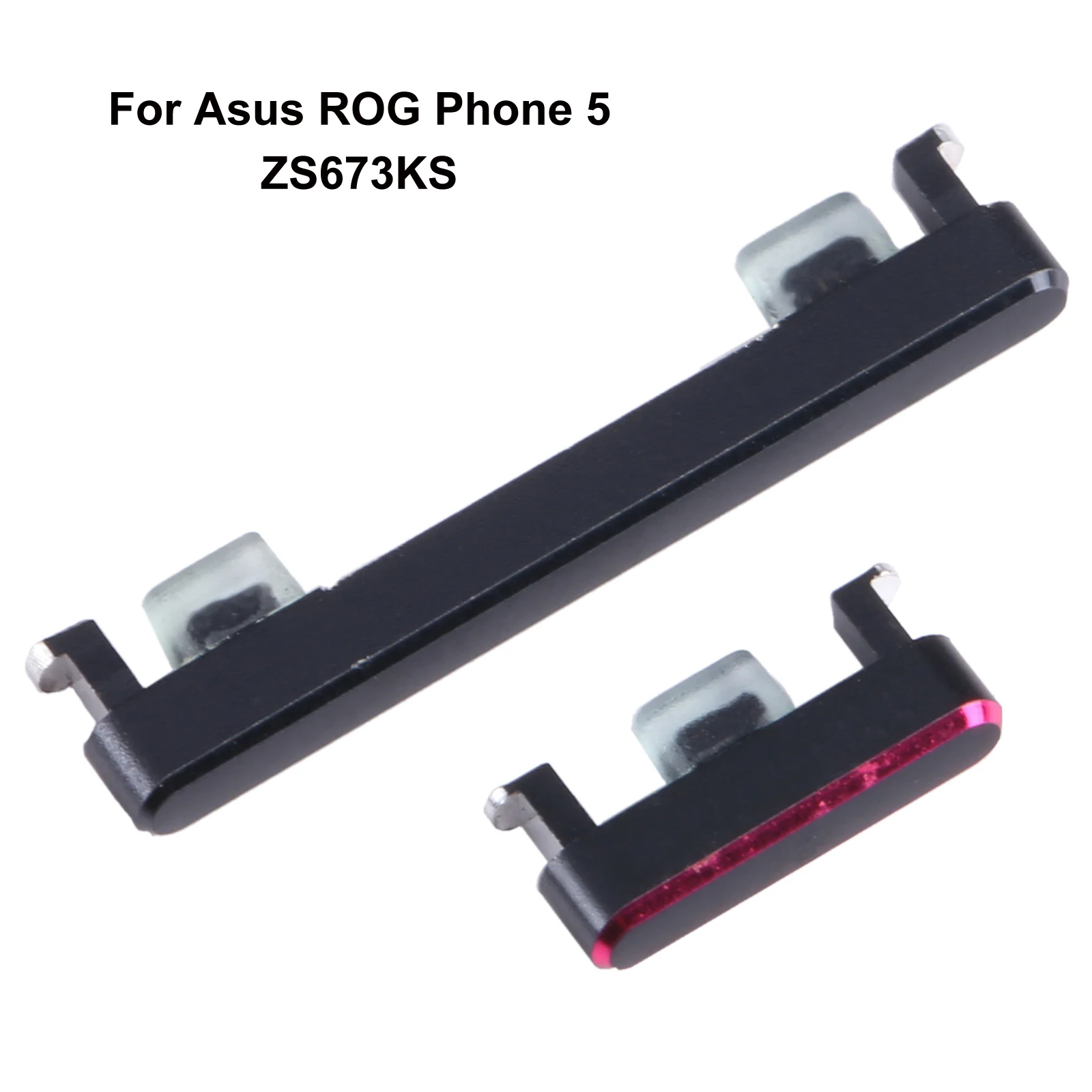 Asus ROG Phone 5 ZS673KS용 1세트 전원 버튼 + Asus ROG Phone 5 ZS673KS용 볼륨 조절 버튼