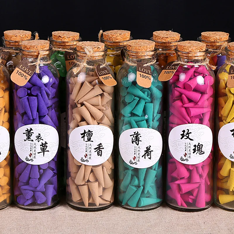 Natural-128pcs-Thailand-Incense-Cones-Home-Fragrance-Temple-Incense-for ...