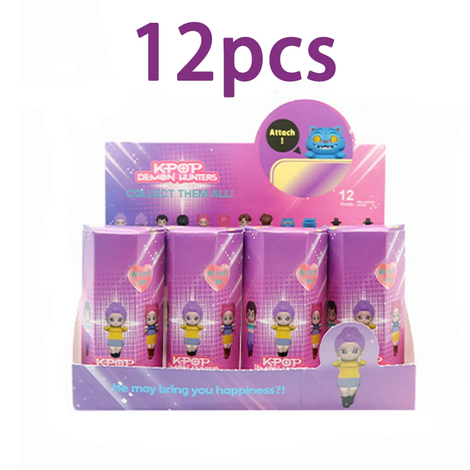 K pop Demon Hunters Collectible Mini Figures Blind Box Derpy Tiger