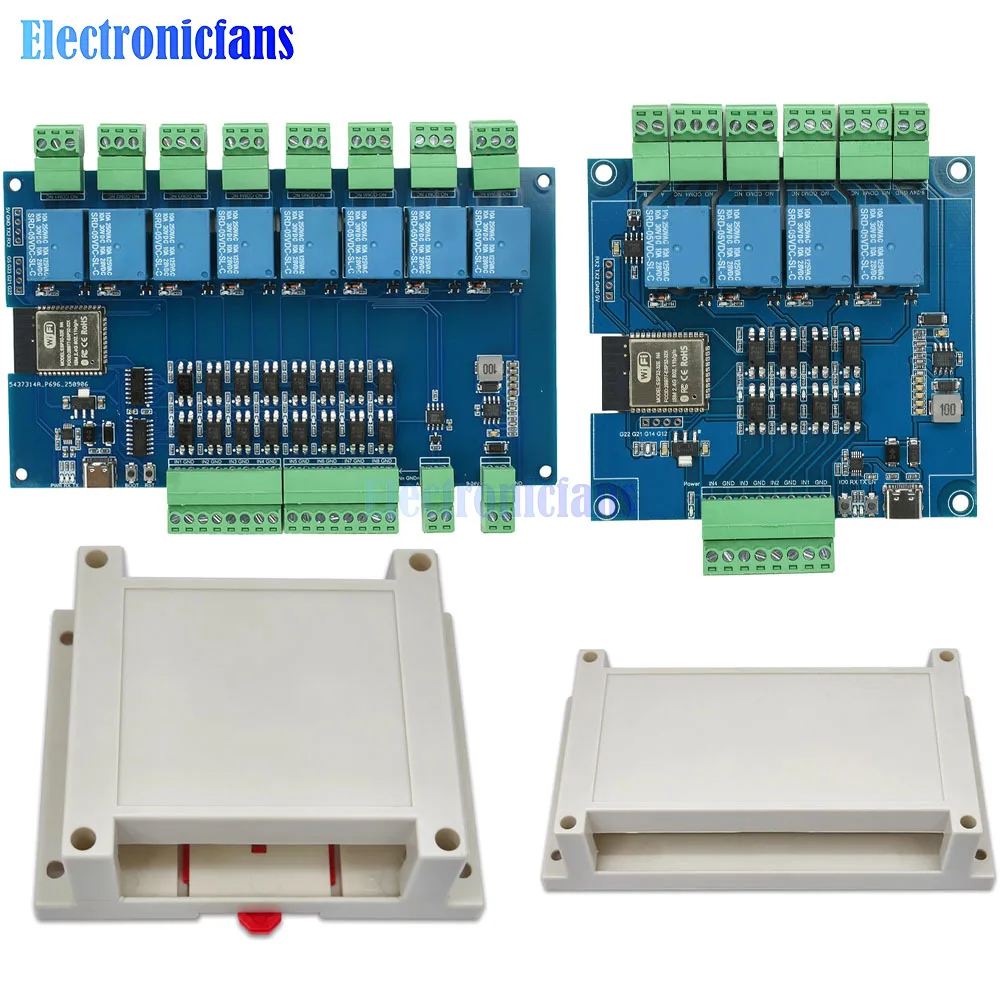 โมดูลรีเลย์ ESP32 ควบคุม Wi-Fi Bluetooth 4/8 ช่อง