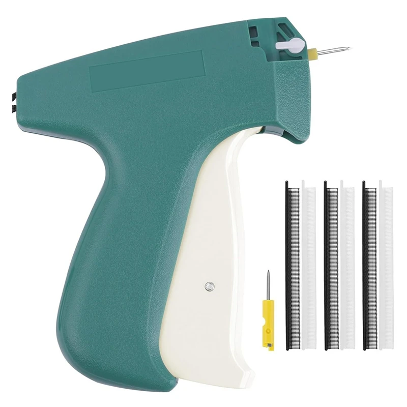 Embroidery machine Fine stitchgun for clothes stitch tagginggun for clothing with 2 fine needles 1500 Black & 1500 White mini fasteners