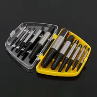 Extracteur de vis cassé endommagé, forets en acier Durable, facile à enlever, perceuse centrale, outil de retrait de boulons endommagés, 5/6 pièces 1