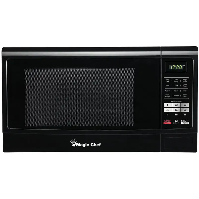 

Cu. Ft. 1100W Countertop Microwave Oven with Push-Button Door in Black