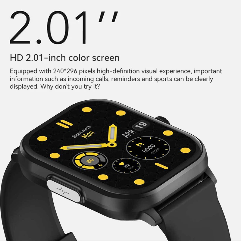 Nuovo Sport Fitness Smart Watch Ip67 Impermeabile Monitoraggio Della Pressione Sanguigna Della Frequenza Cardiaca Smart Watch Bluetooth Call Smart Wat