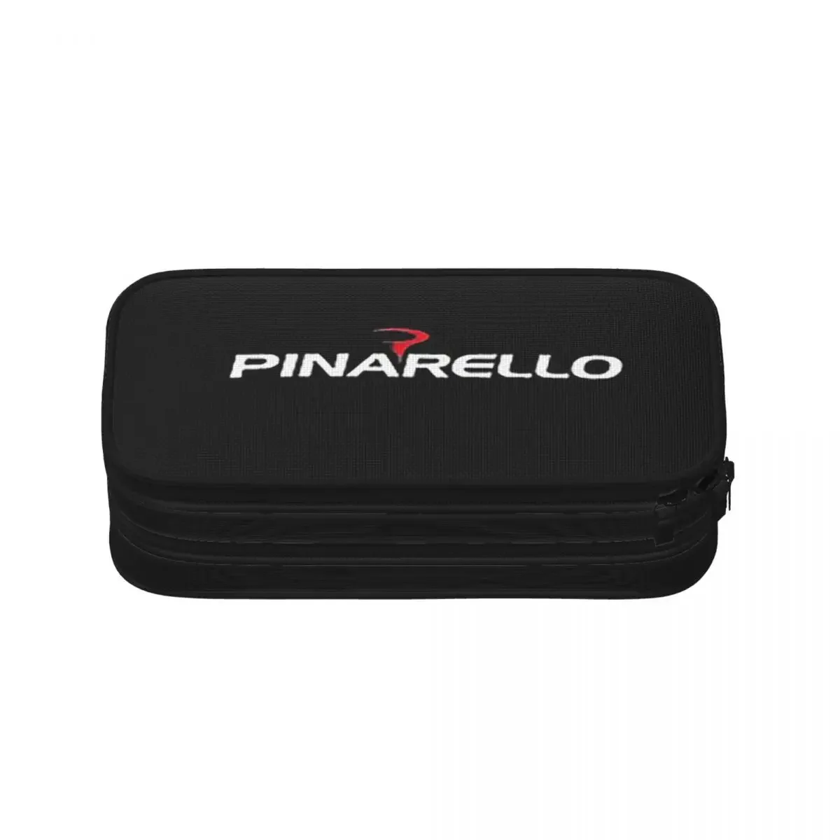 White Script Pinarello Bikes Pencil Cases Large Capacity Pen Bags Pen Box Pencil Pouch For Boys Girls Stationery School Office