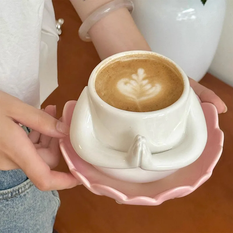 

Women Center Cup Hotel Aesthetic Iced Nordic Modern Luxury Camping Children Nordic Shopping Books Mug Bedroom Caneca Kitchenware
