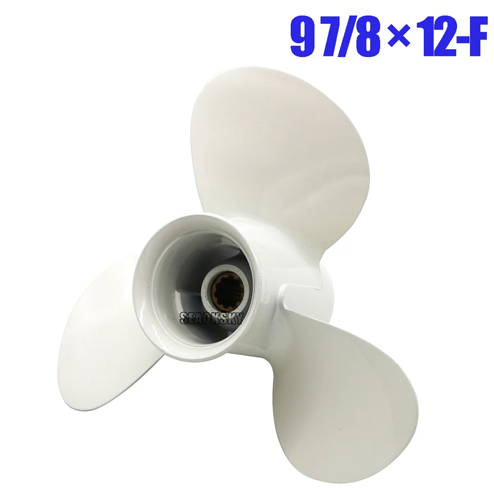 

Aluminum Alloy Propeller 9 7/8x12-F for Yamaha 20hp 25hp 30hp outboard motor 9 7/8 x 12-F 664-45954-00-EL