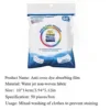 50PCS Color Absorbing Film Household Machine Wash nonwovens Anti Cross Dyeing Paper Clothes Mixed Washing No Cross Color Tools 5