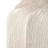 21 Inch Etched Ceramic Table Lamp With Shade, Gloss White Glaze Handcrafted Accent Lamps For Living Room, Bedroom 4
