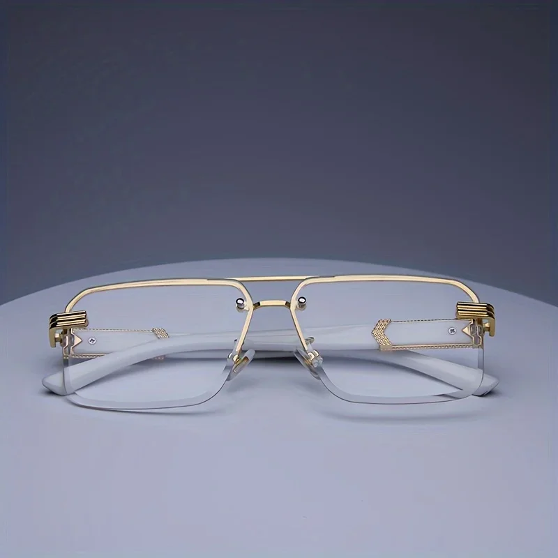 Fashion Rimless Sunglasses Men Women Populare Frameless Sun Glasses Male Female Classic Small Square Summer Traveling Shades