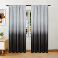 1PC High Shading High-quality Gradient Curtain Suitable For Bedroom, Living Room, Balcony Bay Window Decoration 2